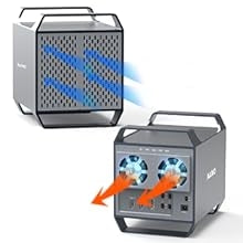 MAIWO 4-bay DAS-design for 3,5” SATA-HDD med 2 vifter, USB‑C & 10 Gbps hastighet, ingen RAID