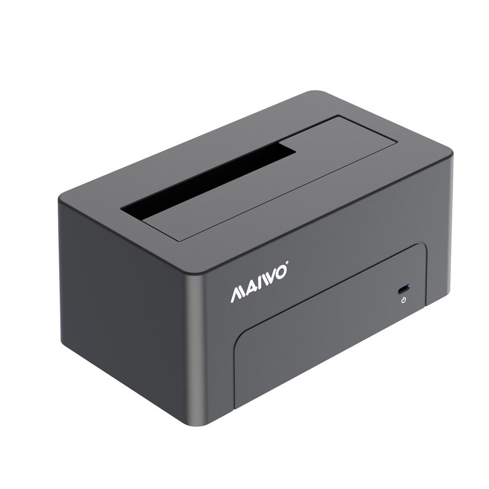 Maiwo K308 USB 3.1 Gen1 5Gbps Docking Station for 1. 2,5 / 3.5 "SATA HDD / SSD Opptil 14TB med støtte for UASP