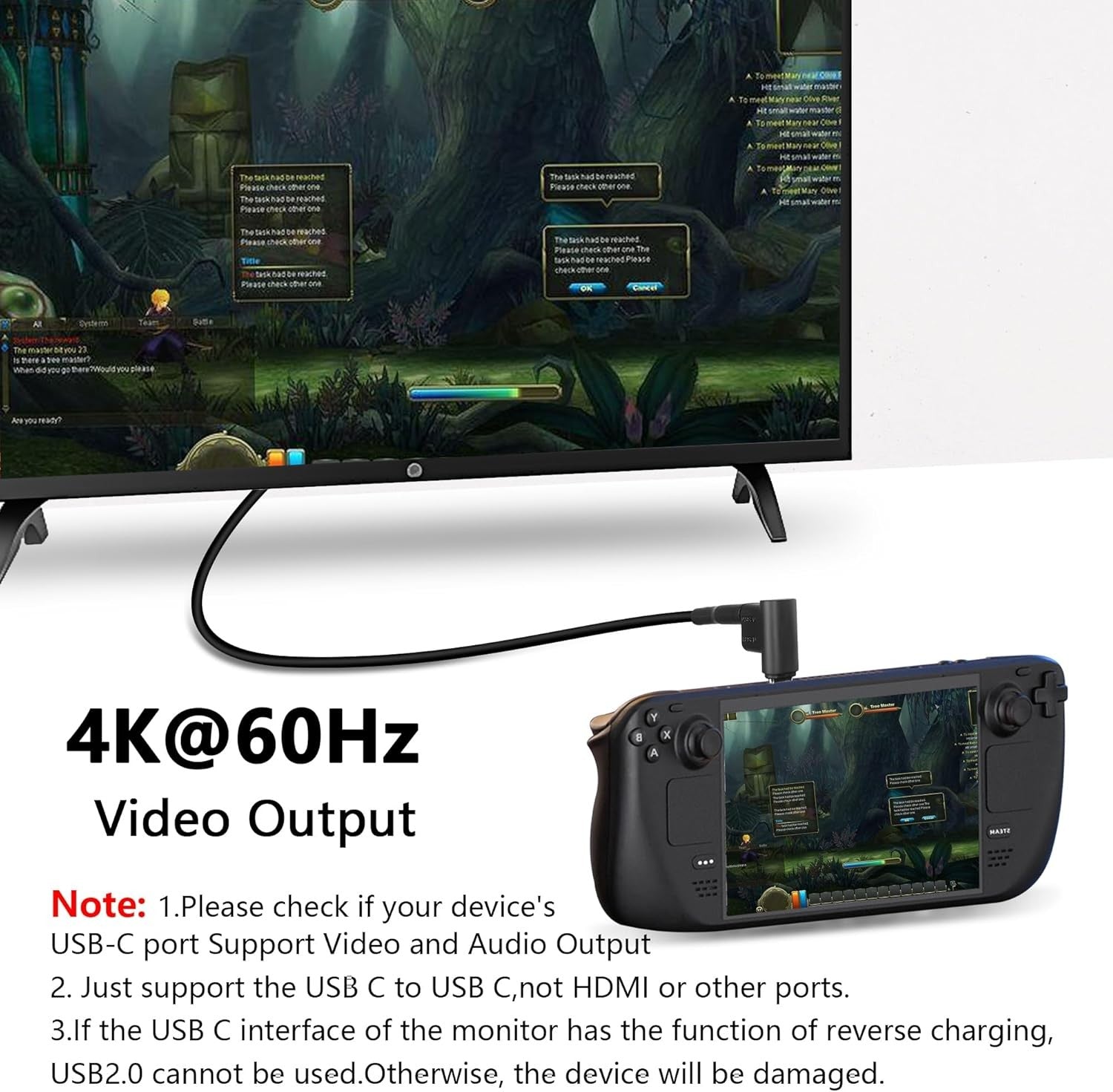 NÖRDIC USB-C 3.0 hann-til-hunn-adapter for data og lading 10 Gbps
