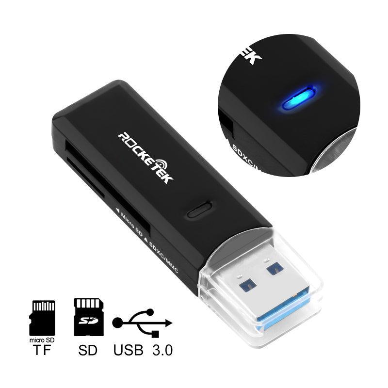 NÖRDIC USB 3.0 kortleser 2 spor SD, MicroSD UHS-I