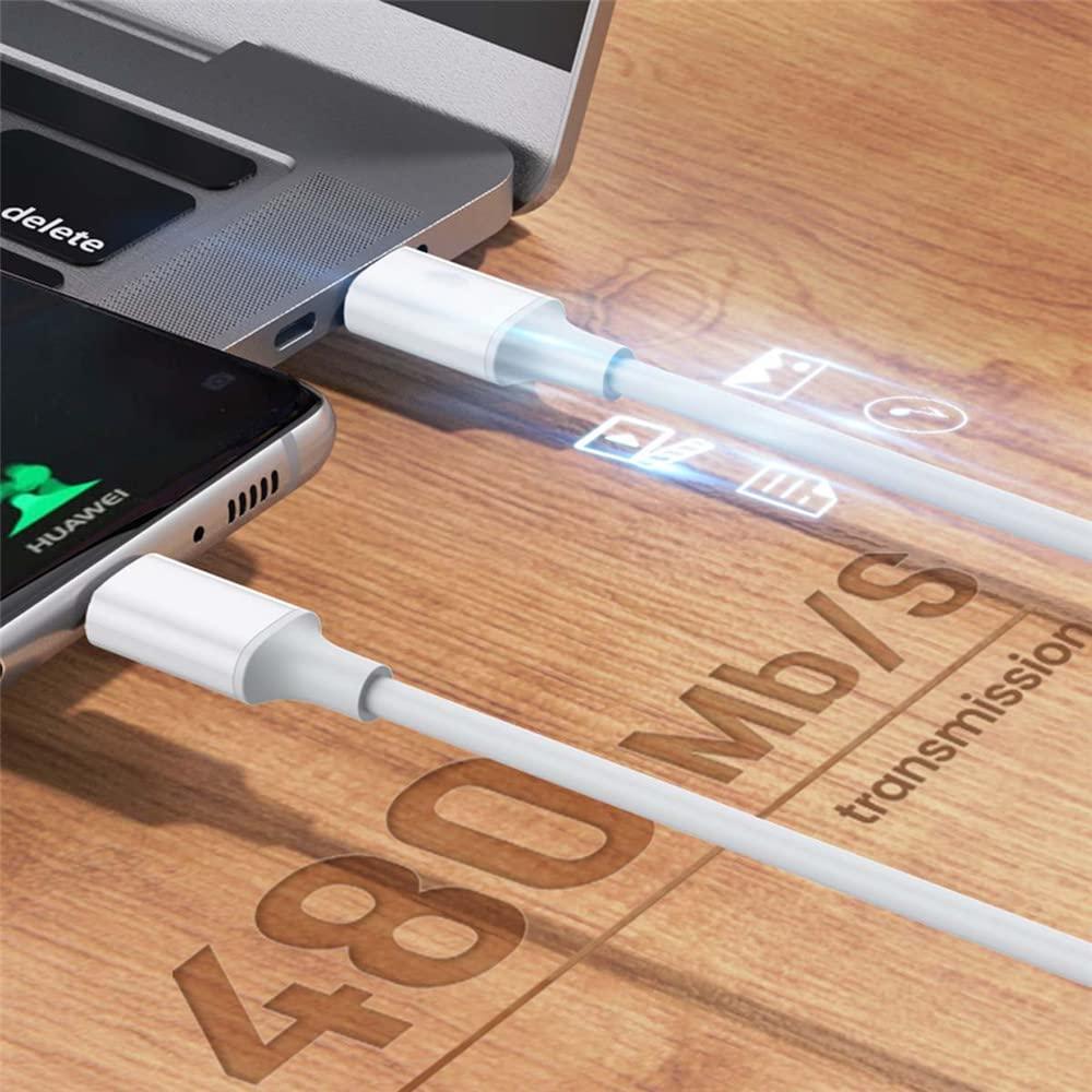 NÖRDIC 2m USB 2.0 USB-C til C-kabel 2,4A 480Mbps 12W