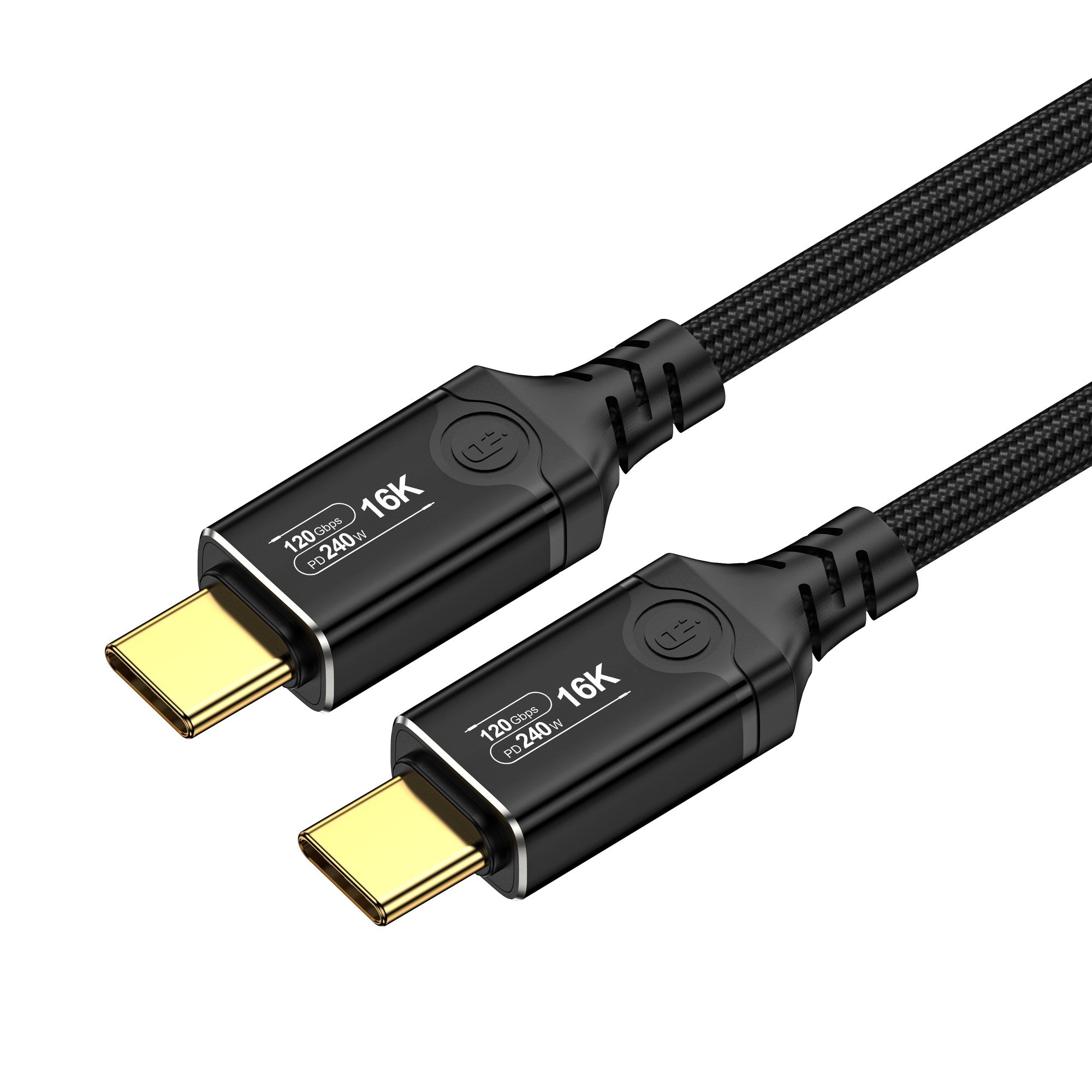 NÖRDIC 2m USB4 V2.0 120G 16K 240W kompatibel med Thunderbolt