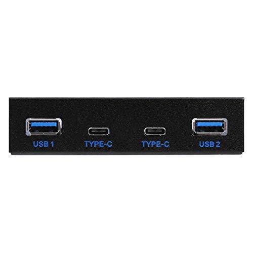 NÖRDIC 3,5" Floppy frontpanel 2xUSB-C 5Gbps 2xUSB3.0 20pin kontakt