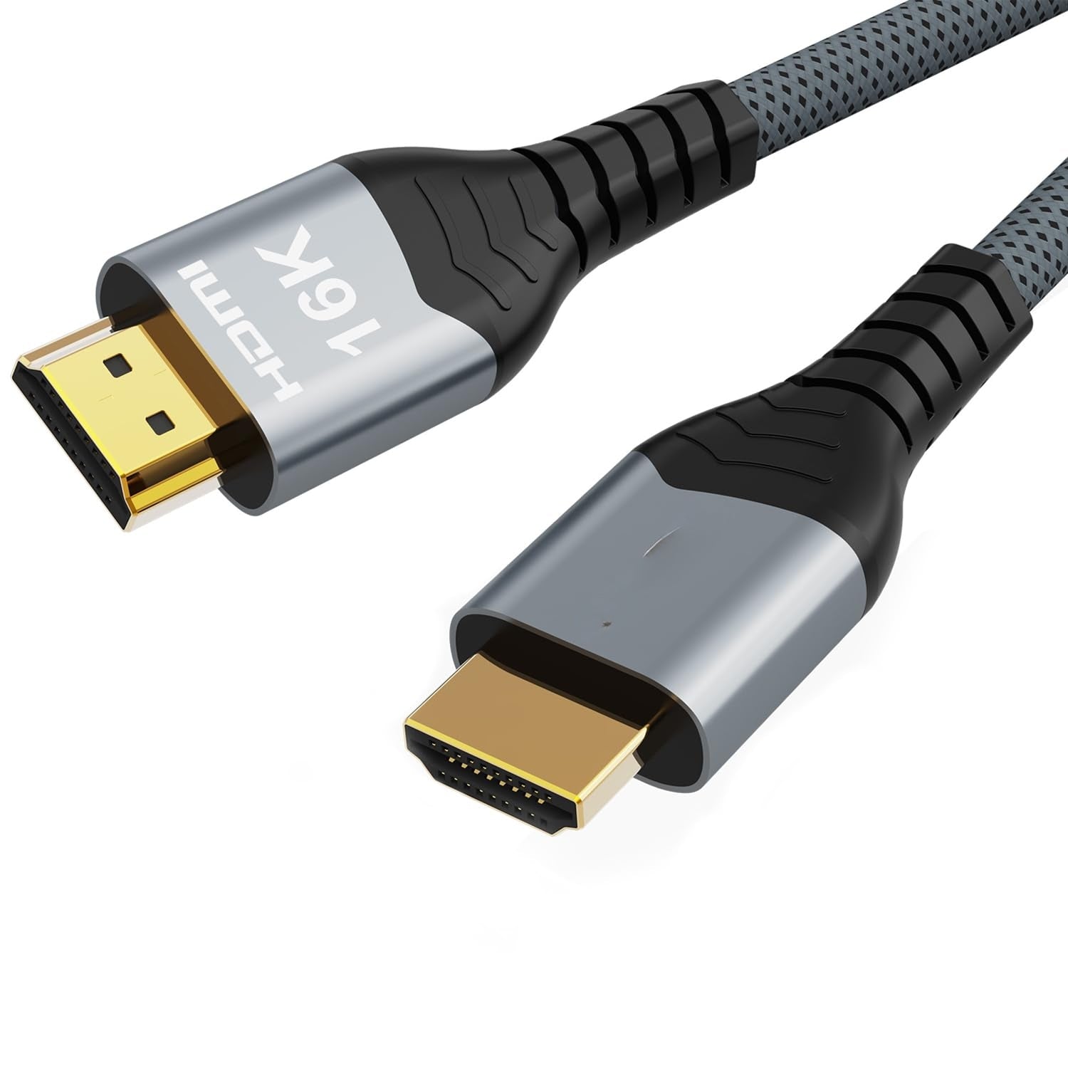 NÖRDIC 3m HDMI 2.2 kabel 96 Gbps, støtter 16K 60Hz, 8K 240Hz, 4K 480Hz, HDCP 2.2 & 2.3, DTS:X, Dynamic HDR10+ og eARC