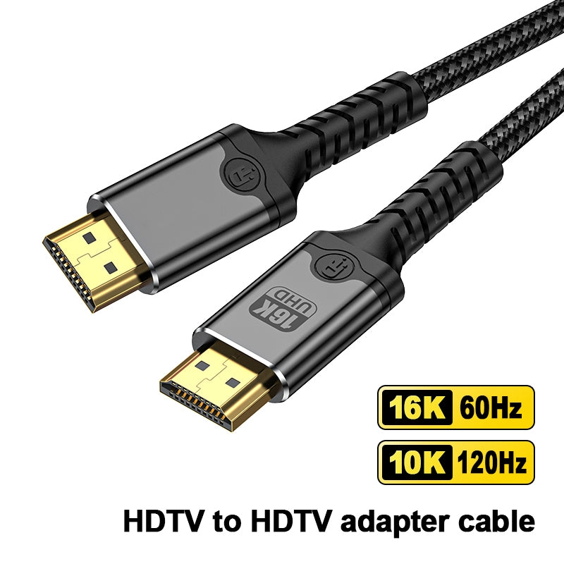 NÖRDIC 3m HDMI 2.2 kabel 96 Gbps, støtter 16K 60Hz, 8K 240Hz, 4K 480Hz, HDCP 2.2 & 2.3, DTS:X, Dynamic HDR10+ og eARC