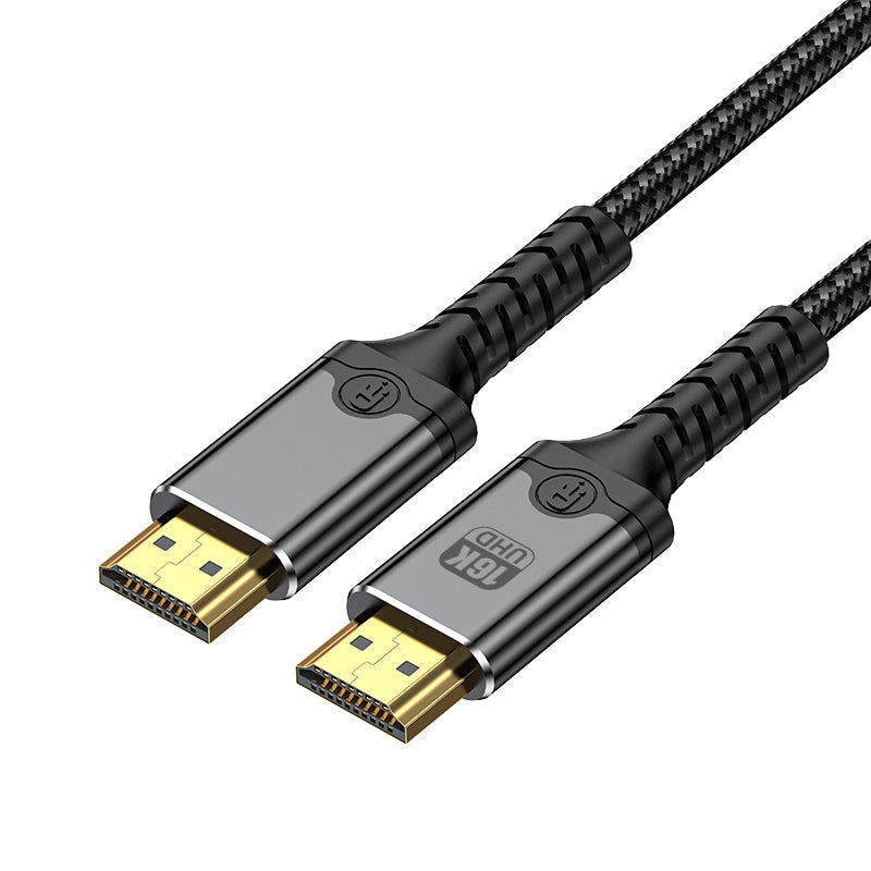 NÖRDIC 3m HDMI 2.2 kabel 96 Gbps, støtter 16K 60Hz, 8K 240Hz, 4K 480Hz, HDCP 2.2 & 2.3, DTS:X, Dynamic HDR10+ og eARC