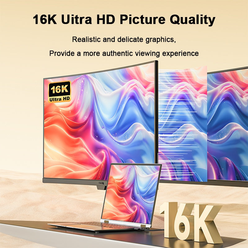 NÖRDIC 3m HDMI 2.2 kabel 96 Gbps, støtter 16K 60Hz, 8K 240Hz, 4K 480Hz, HDCP 2.2 & 2.3, DTS:X, Dynamic HDR10+ og eARC