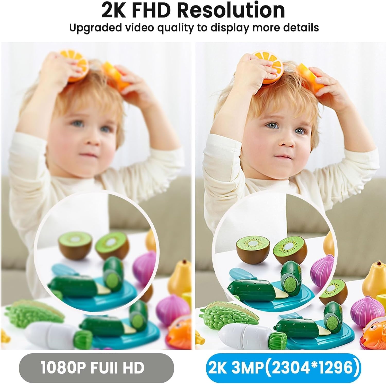 NÖRDIC 4G Security Camera, Cellular Security Camera, SIM Inserted, 2K QHD Indoor Camera, Radar Motion, No WIFI