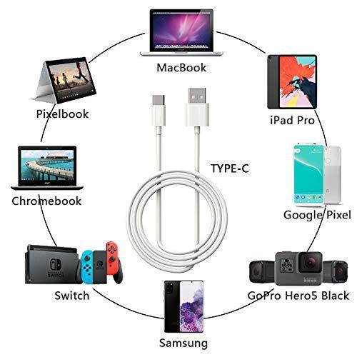 NÖRDIC 50cm USB C 2.0 til USB A-kabel 480Mbps hvit