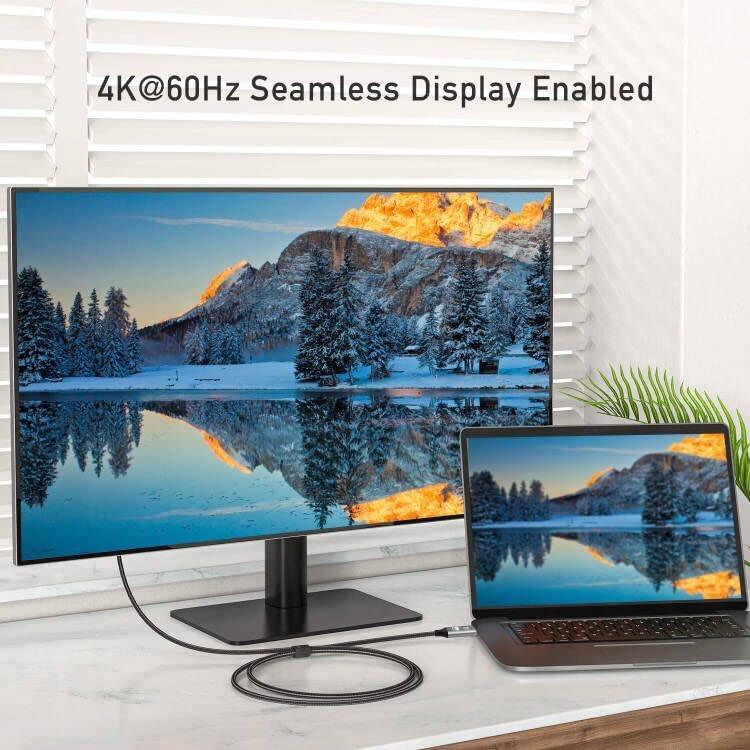 NÖRDIC 50 cm skjermport til HDMI 4K60Hz Dynamic HDR 18 Gbps