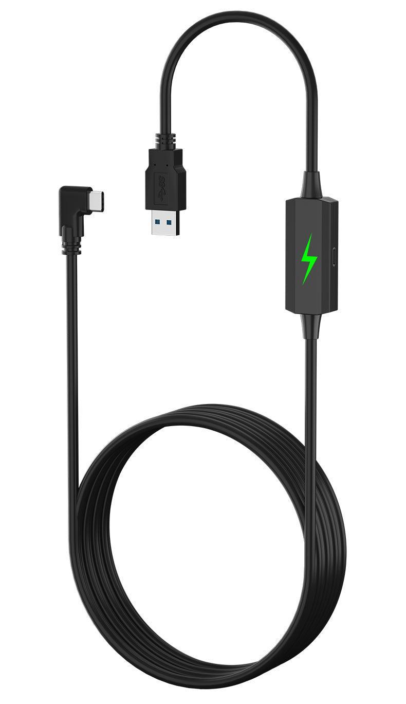 NÖRDIC 5m USB3.2 Gen 1 aktiv VR-datalinkkabel USB-C til A 5Gbps