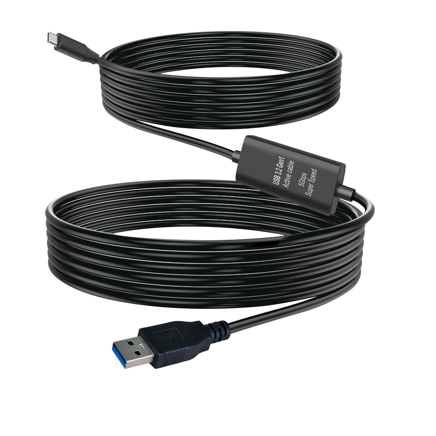 NÖRDIC 5m USB-C 3.2 GEN1 til USB-A 5Gbps Aktiv forlengelseskabel