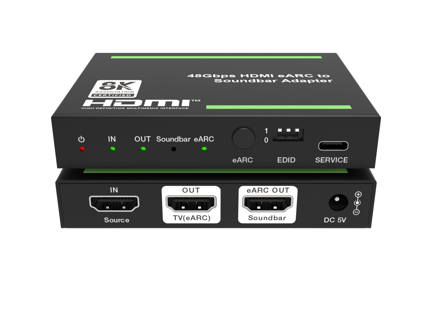 NÖRDIC 8K HDMI 2.1 eARC/ARC Soundbar Extractor