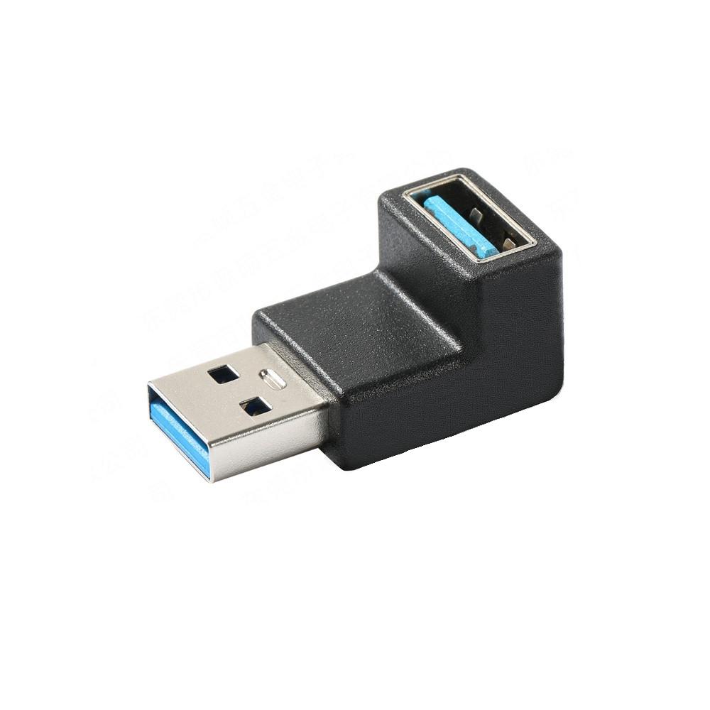 NÖRDIC 90 graders forlengelsesadapter USB 3.1 adapter hann til hunn