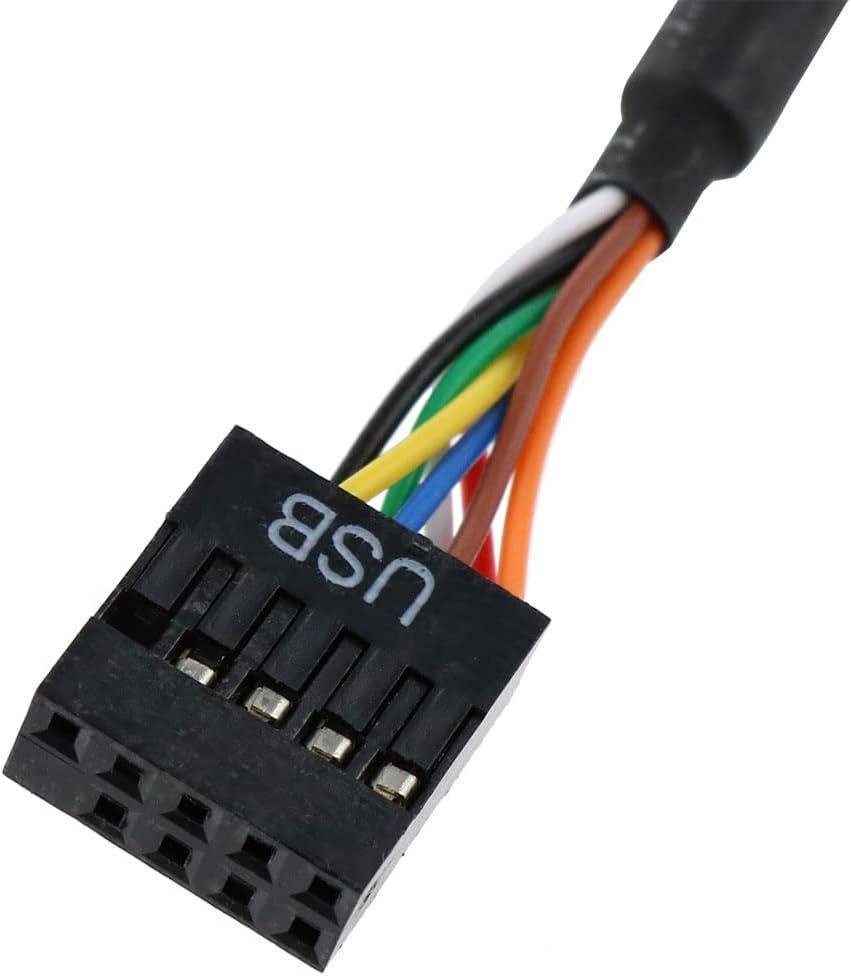 NÖRDIC 9 PIN USB2.0 til 20/19pin USB 3.0 adapter 12cm