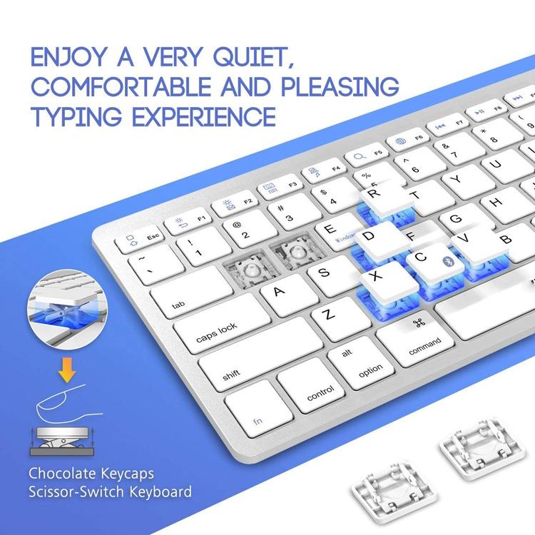 NÖRDIC Bluetooth-tastatur 78 taster amerikansk layout