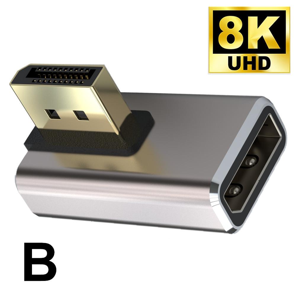 NÖRDIC Displayport-adapter hann til hunn 8K60Hz 4K144/120/60Hz