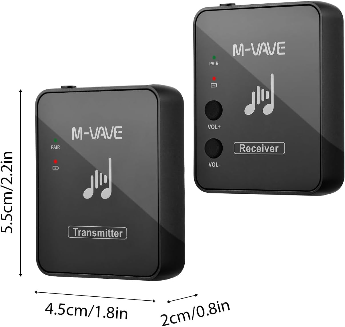 NÖRDIC Oppladbart In-Ear Monitor-system med mottaker