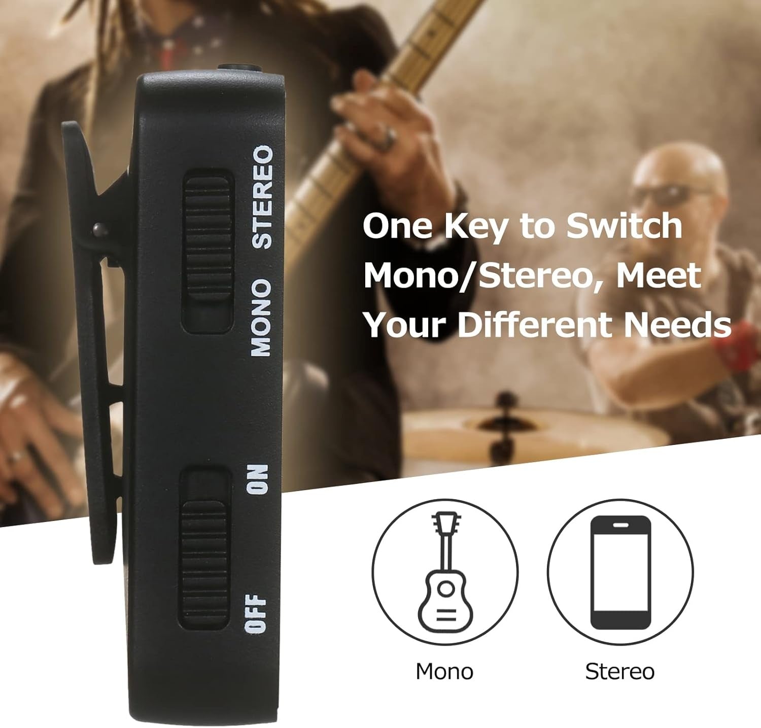 NÖRDIC Oppladbart In-Ear Monitor-system med mottaker