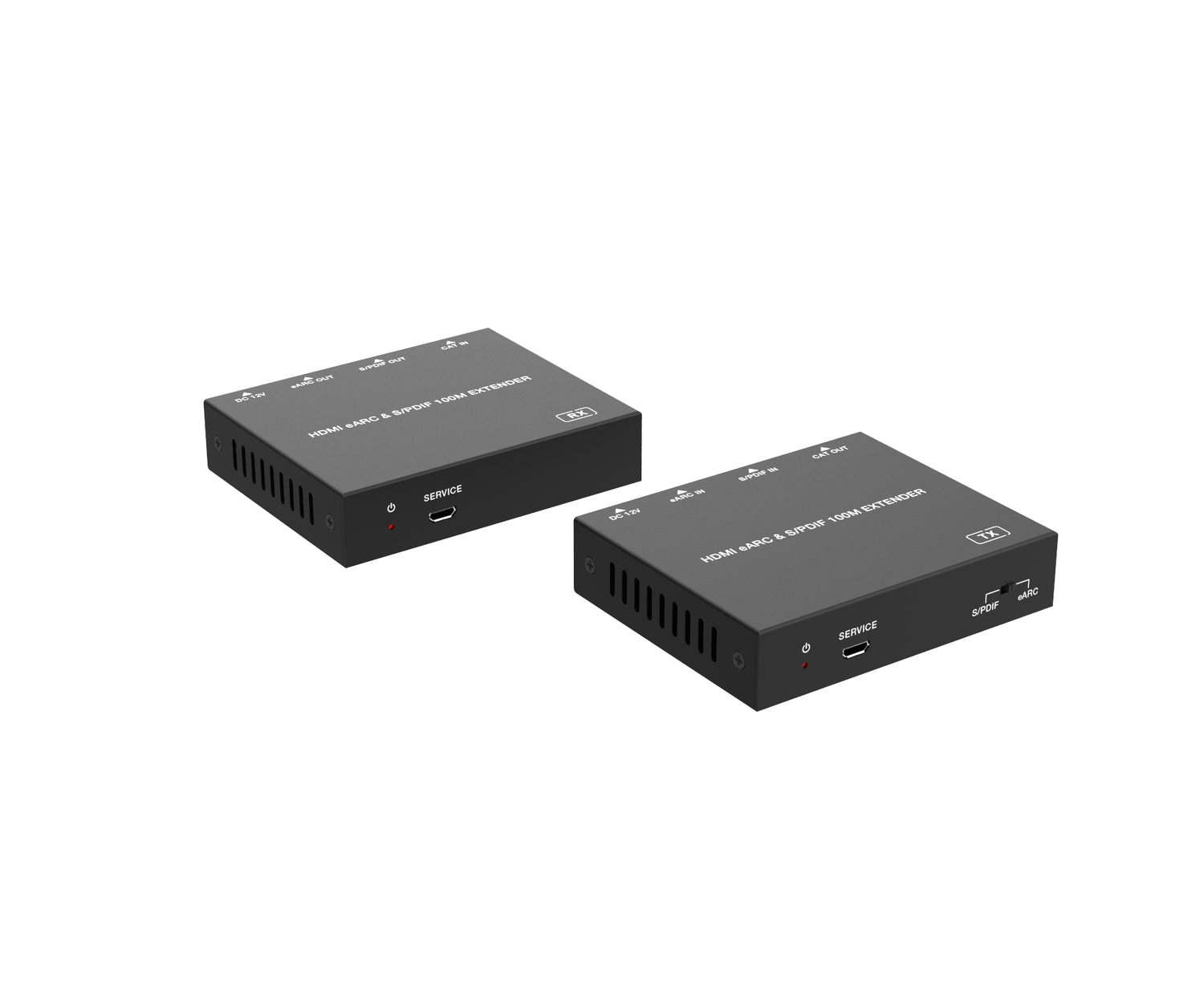 NÖRDIC HDMI eARC SPDIF lydforlenger over CAT6-kabel 100 m