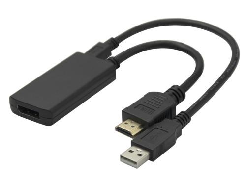 NÖRDIC HDMI 2.0 til DP 1.2 Adapter 4K60Hz 20cm
