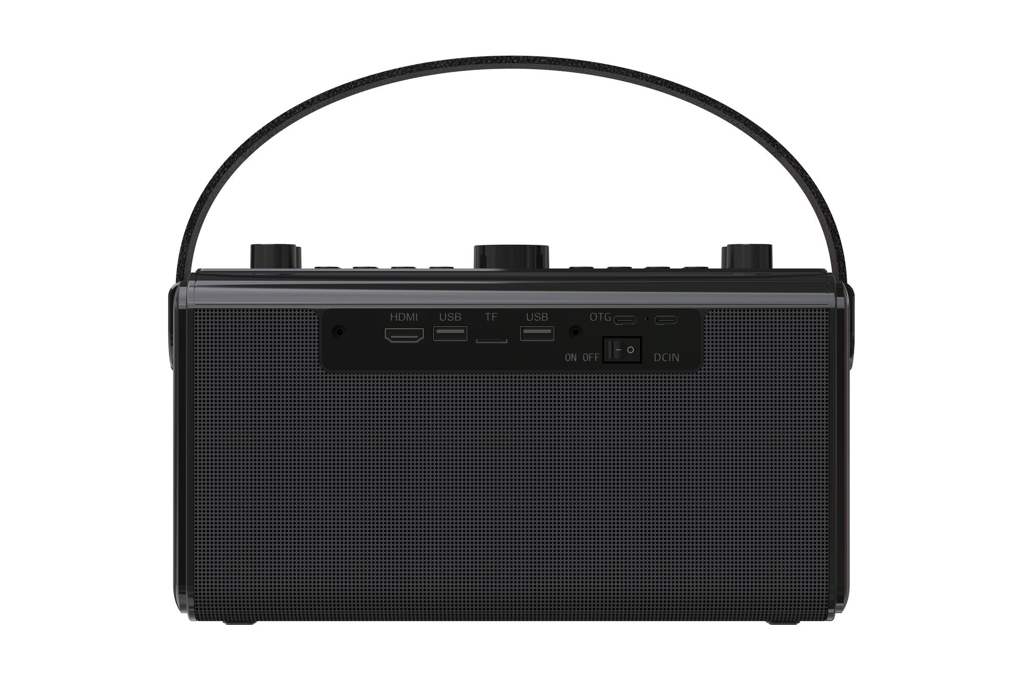 NÖRDIC Karaoke-maskin, innebygd 10,1" HD-teksts-skjerm, støtter WiFi, Bluetooth, HDMI, USB og MicroSD, med 2 trådløse mikrofoner til hjemmefest