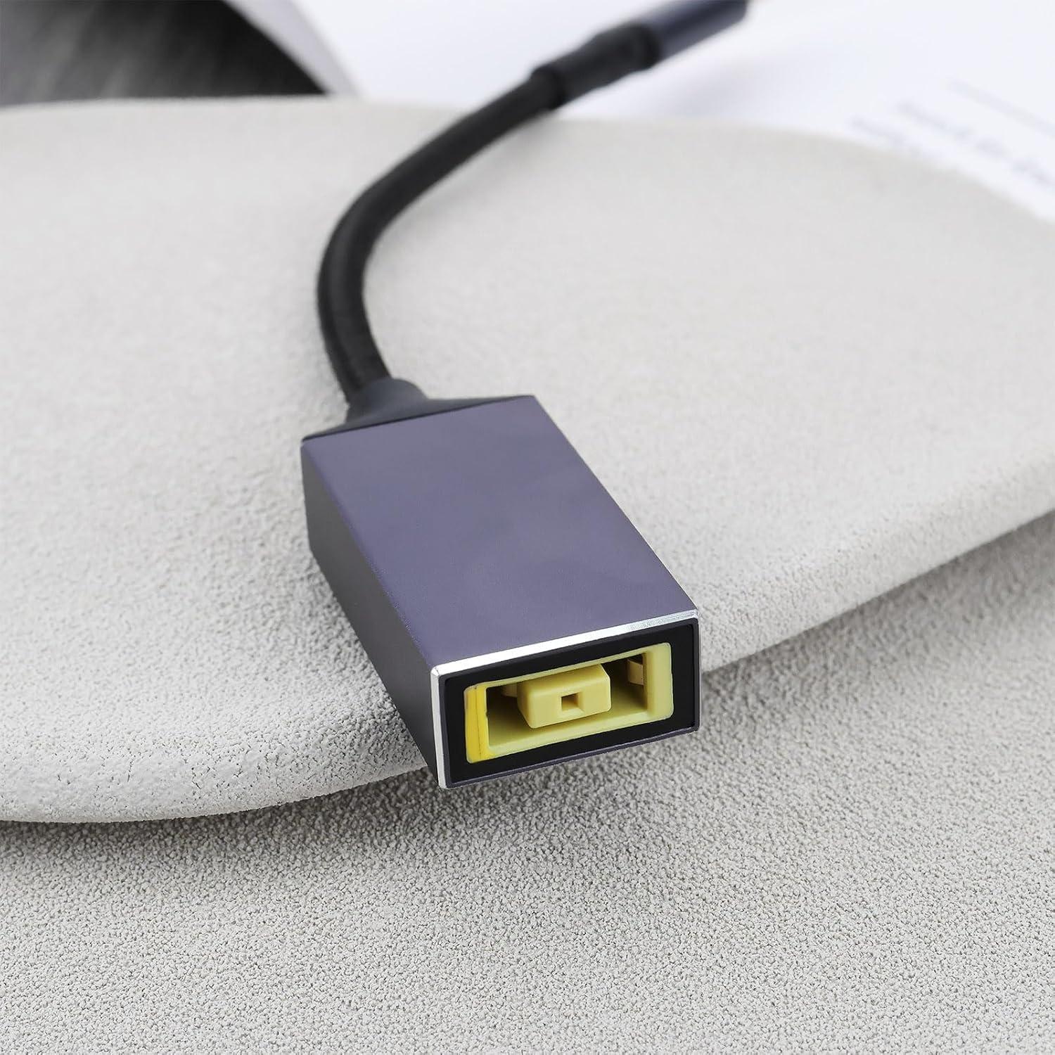 NÖRDIC Lenovo Square Yellow til USB-C-adapter 17 cm