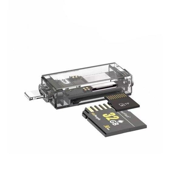 NÖRDIC Lightning-kortleser SD Micro-SD