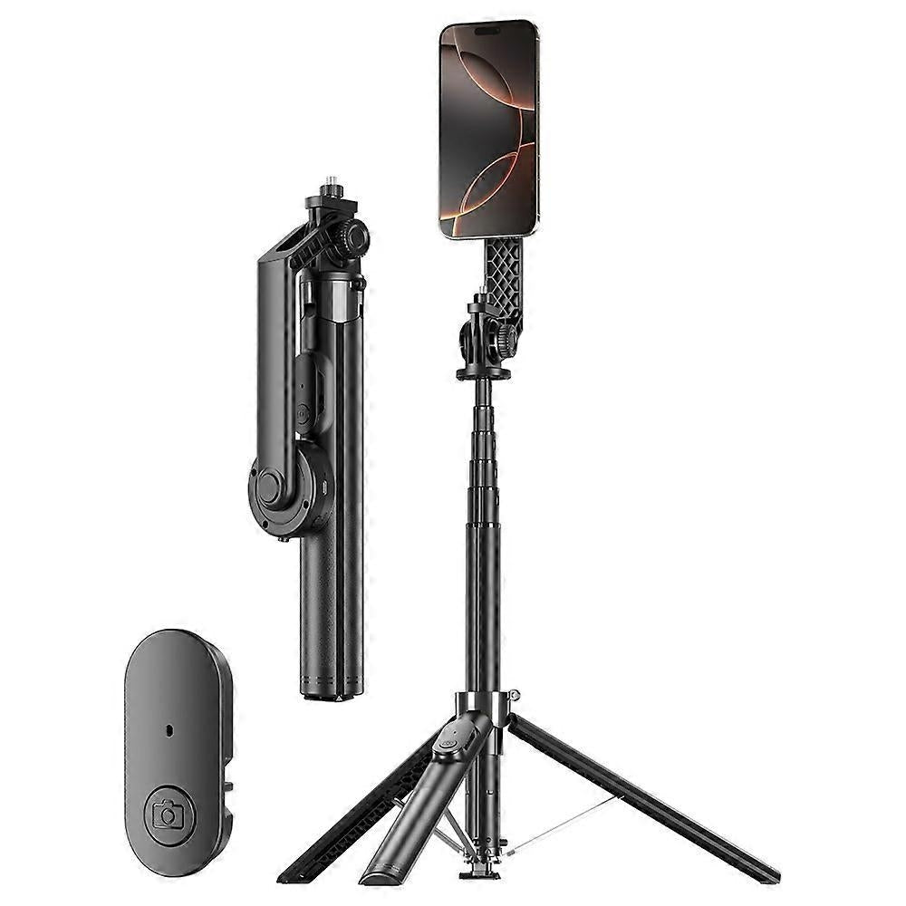 NÖRDIC Selfie Stock For Smartphone Live Streaming Electric Suction Cup Extendable Monopod Bluetooth Tripod