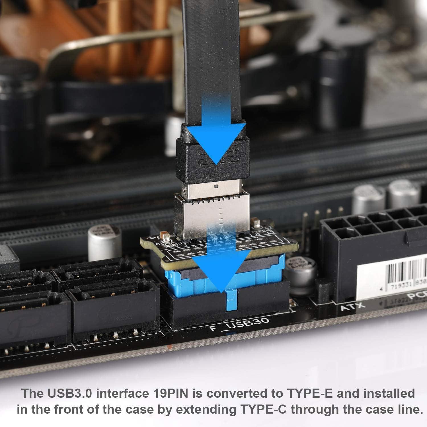 NÖRDIC USB 3.0 19pin til Type E-adapter