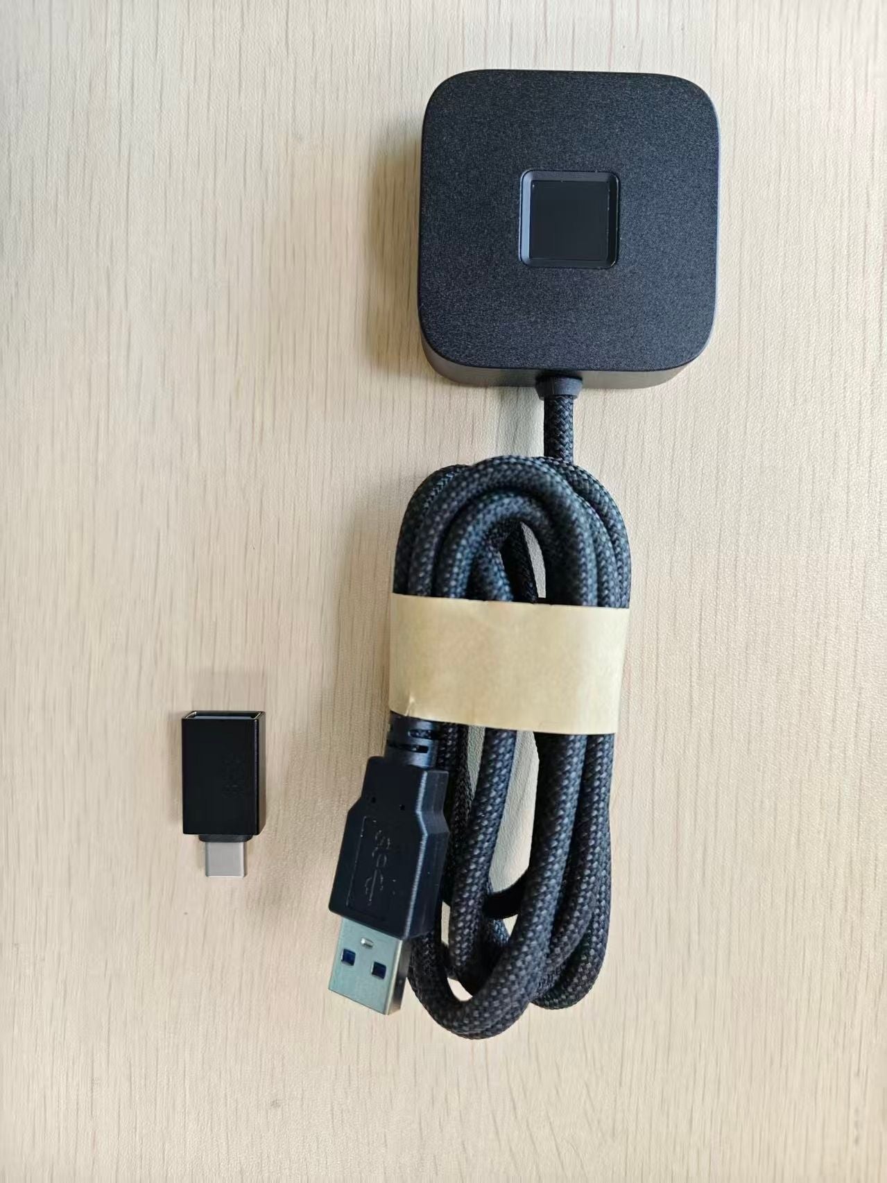 NÖRDIC USB A+C Fingeravtrykksleser for Windows 10/11, Rask biometrisk fingeravtrykksleser