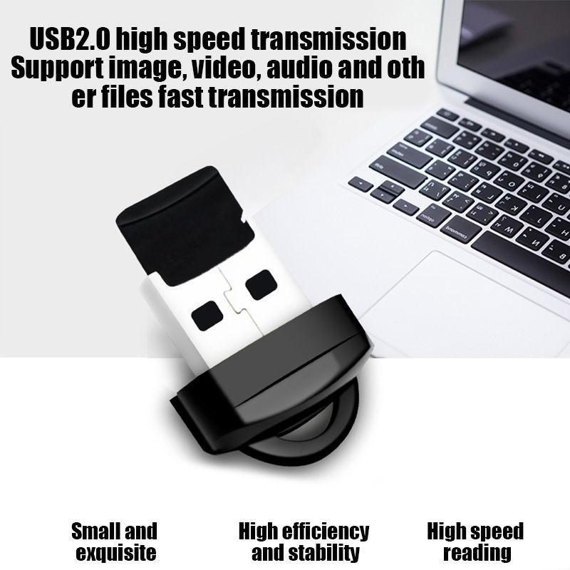 NÖRDIC USB-A kortleser MicroSD USB2.0 480Mbps