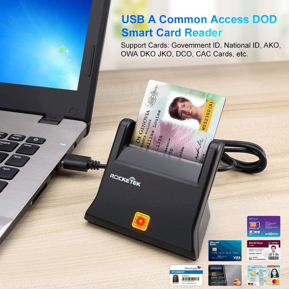 NÖRDIC USB-A Smart- og SIM-kortleser ISO7816 ID-kort EMV Kredittkort