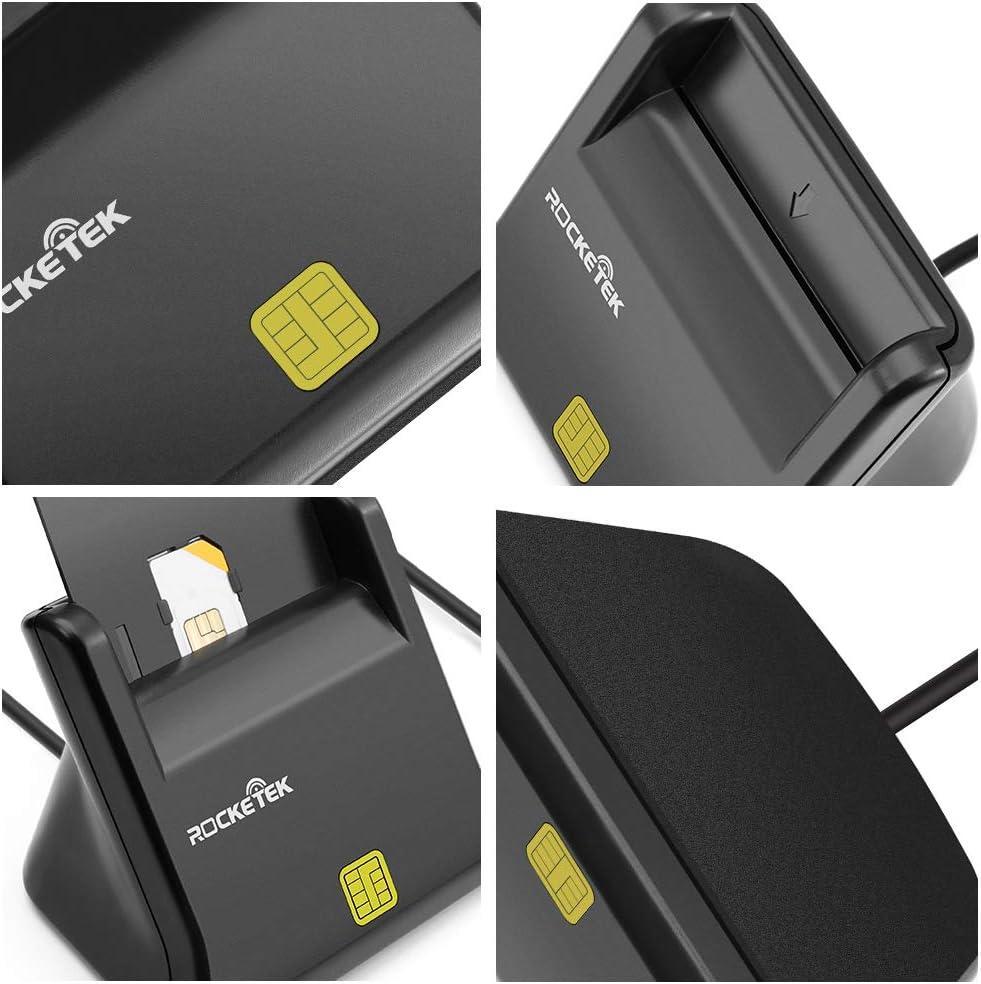 NÖRDIC USB-A Smart- og SIM-kortleser ISO7816 ID-kort EMV Kredittkort