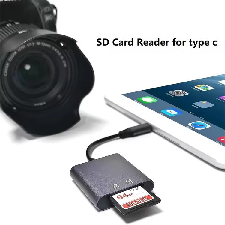 NÖRDIC USB-C-kortleser SD UHS-I