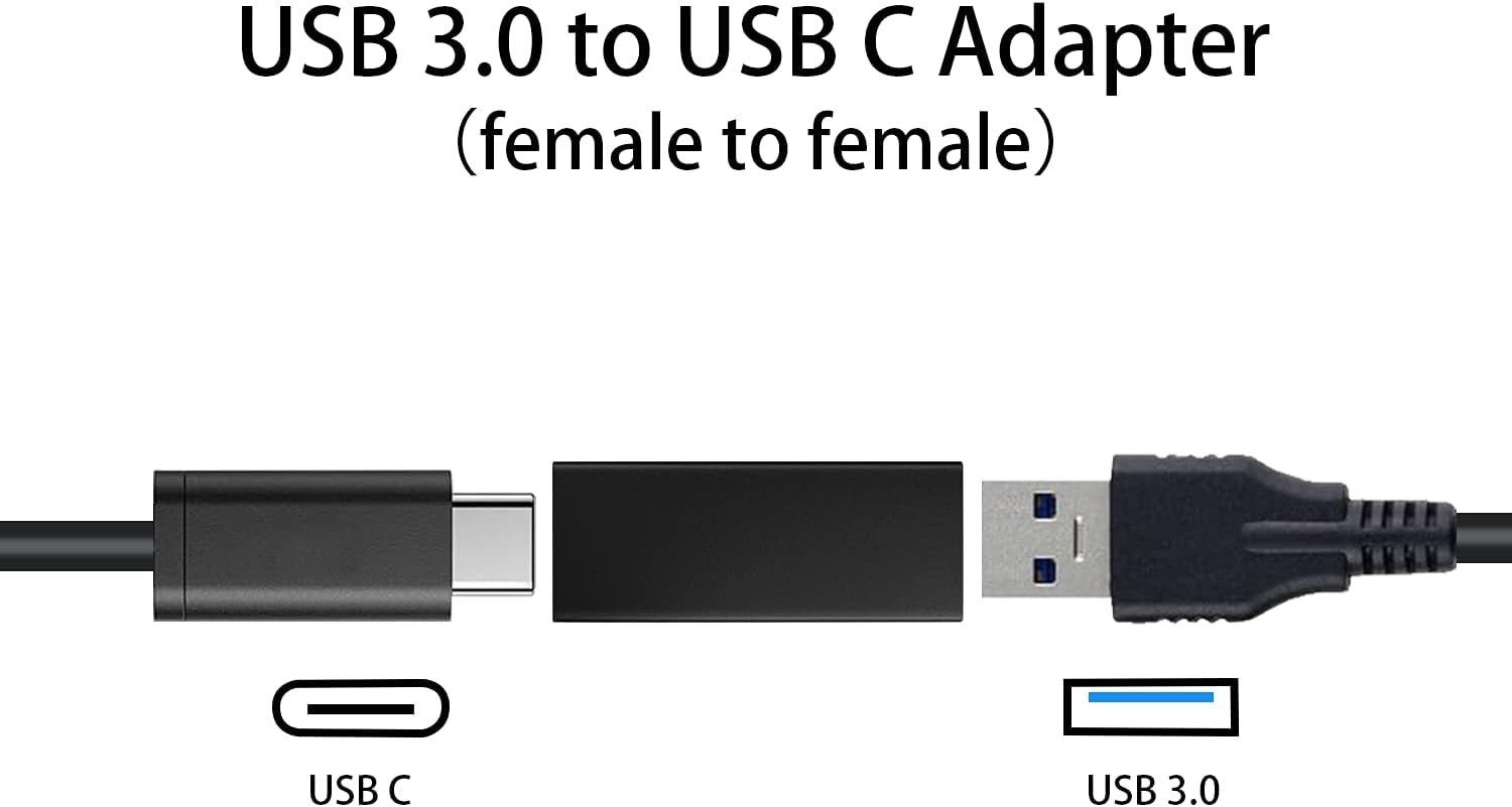 NÖRDIC USB-C hunn- til USB-A-hunadapter 5 Gbps
