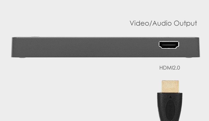 NÖRDIC USB-C KVM-svitsj 2 til 1 HDMI 4K60Hz 2xUSB-A