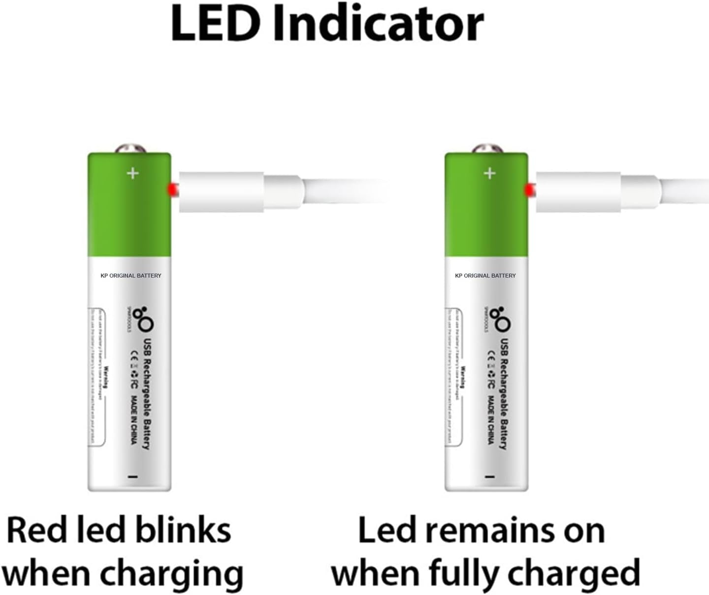 NÖRDIC USB-C Rechargeable batteries 4-pack AAA