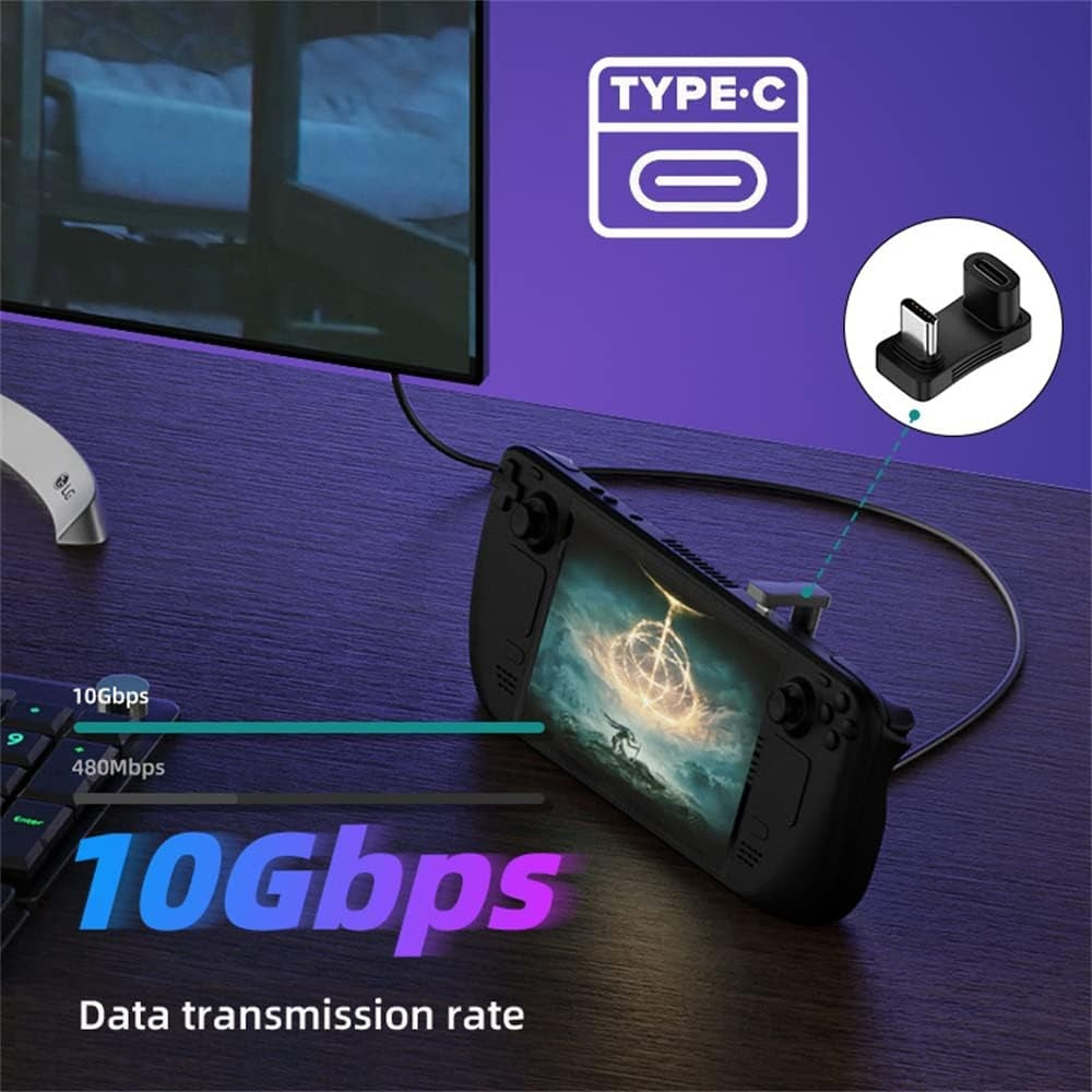 NÖRDIC USB-C U-adapter 10 Gbps 4K60Hz for Steam Deck og mobiler