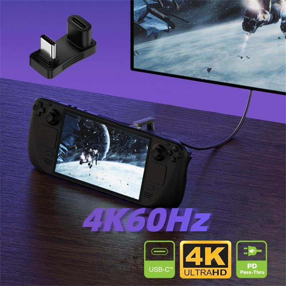 NÖRDIC USB-C U-adapter 10 Gbps 4K60Hz for Steam Deck og mobiler