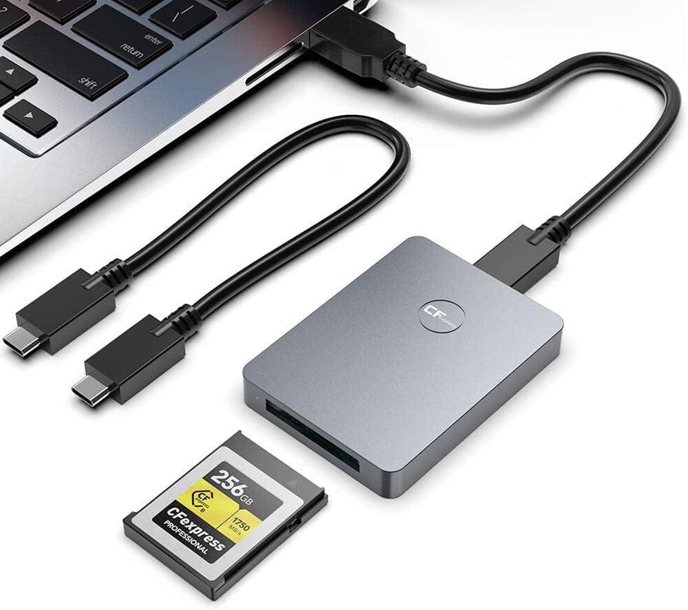 NÖRDIC USB-C/USB-A CFexpress-kortleser Type B 10Gbps UHS-I