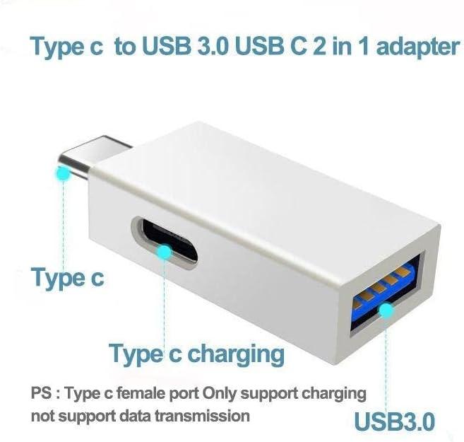 NÖRDIC USB-C hub 2 porter 1xUSB-A 3.1 1xUSB-C PD10W
