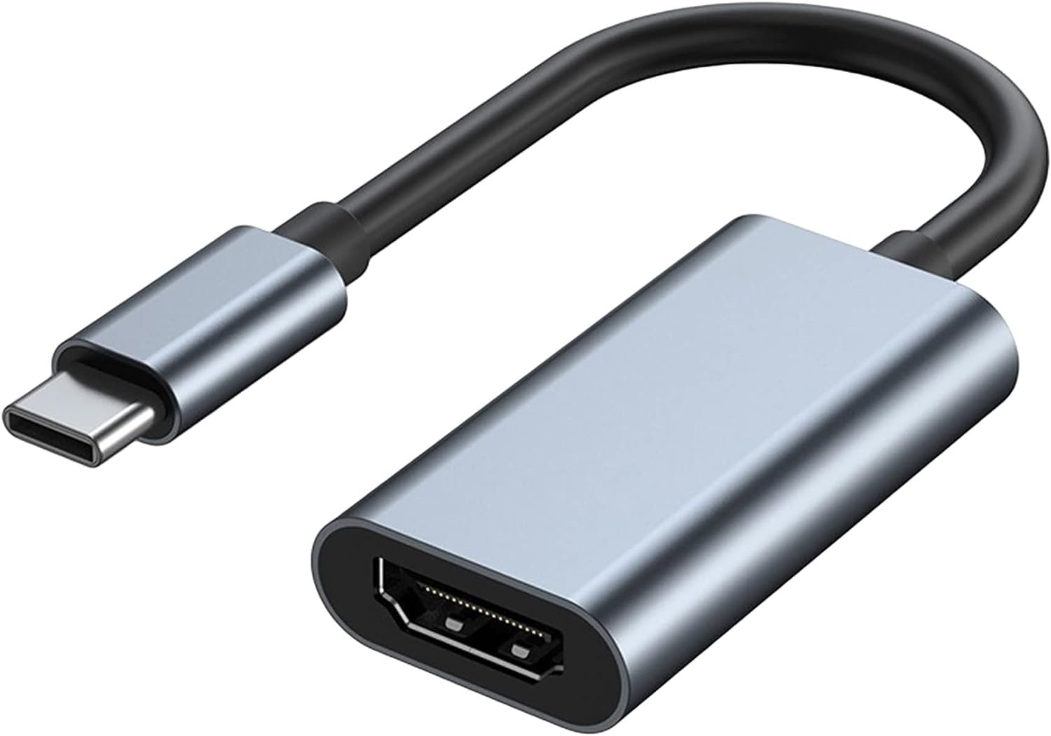 NÖRDIC USB C til HDMI adapter 4k i 30Hz 10cm svart