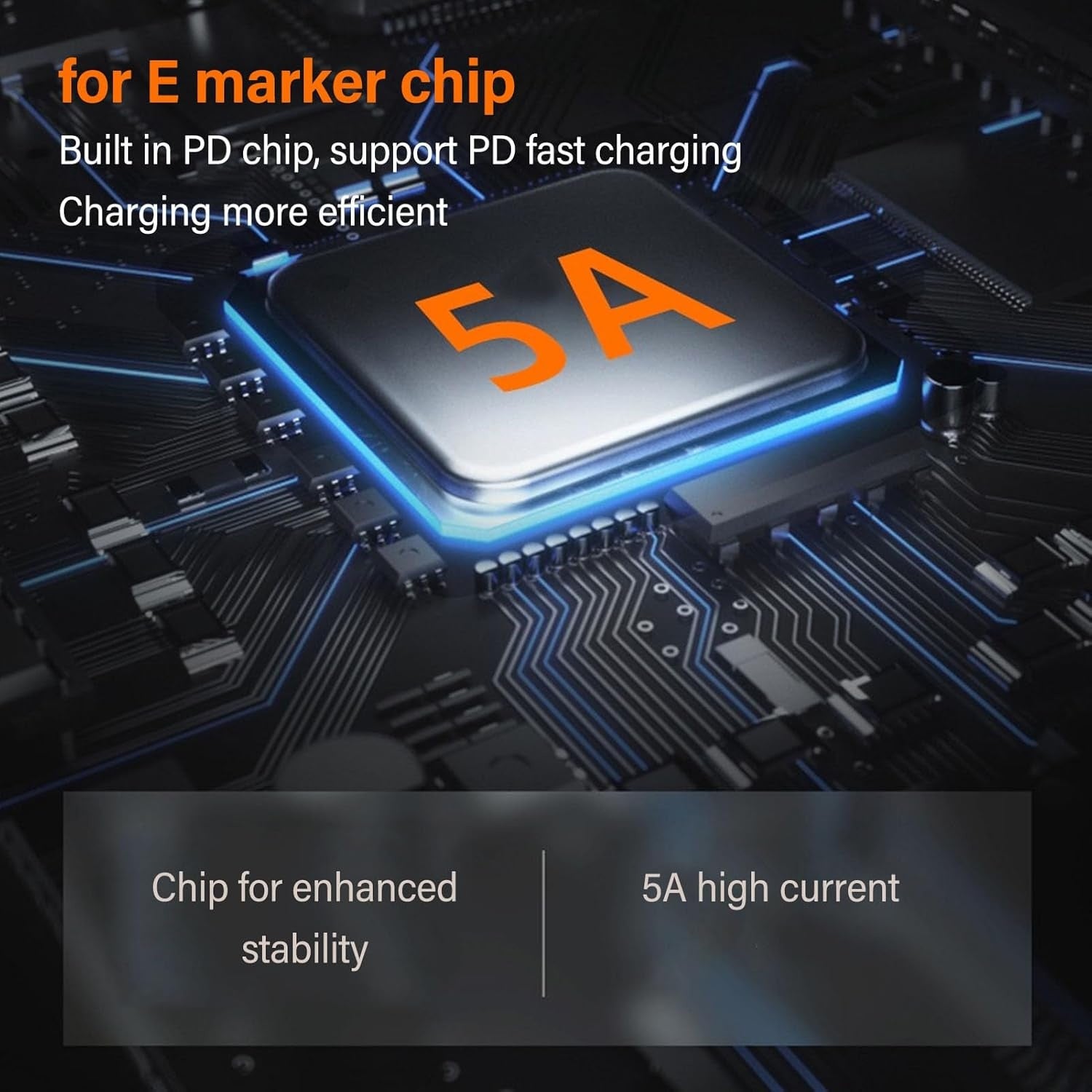 NÖRDIC USB-C til DC 4.5x3.0mm adapter 100W 12-20V for HP-bærbare