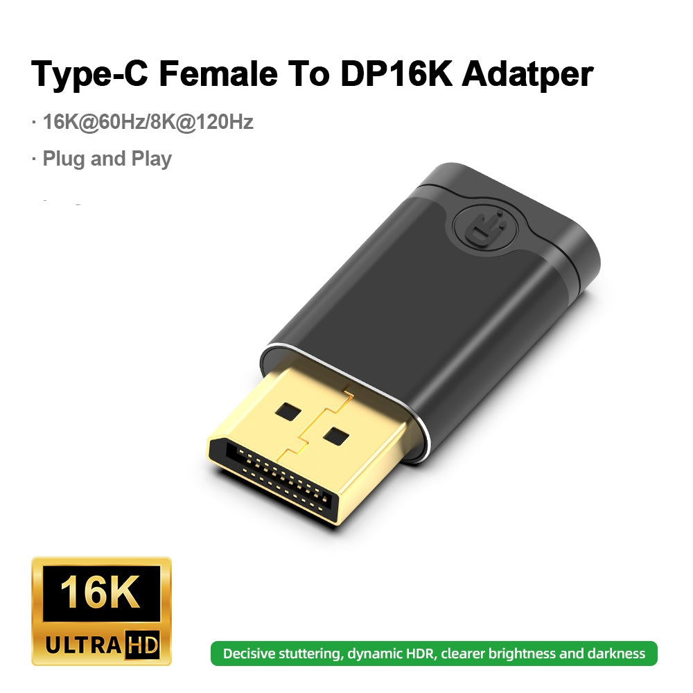 NÖRDIC USB-C til DP-adapter 16K