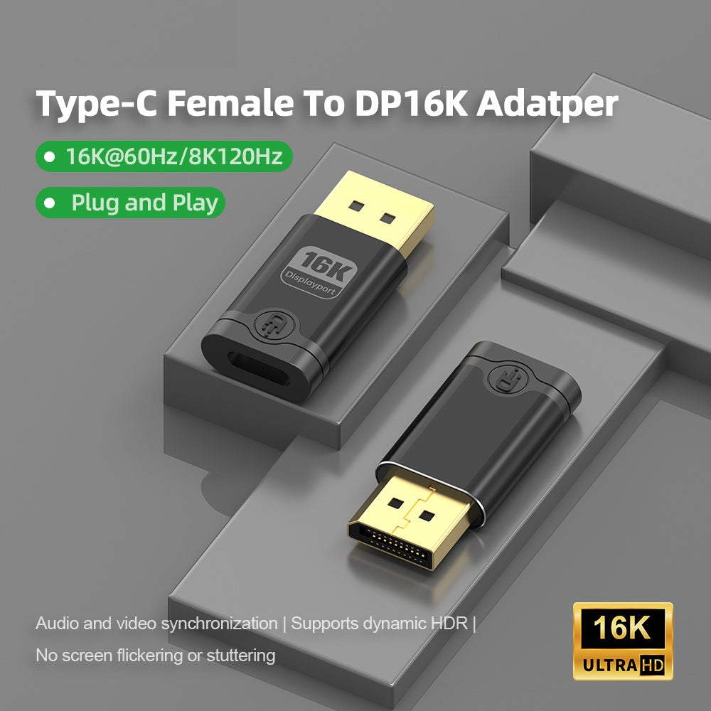 NÖRDIC USB-C til DP-adapter 16K