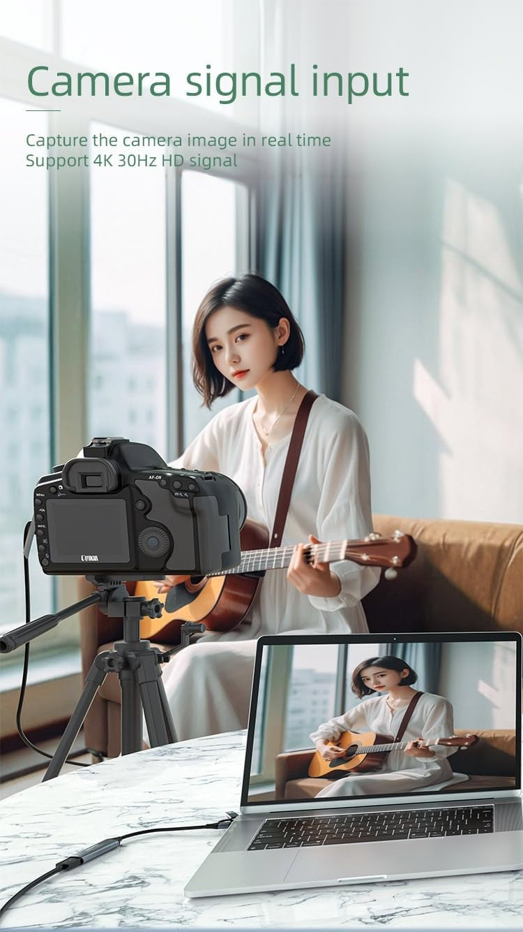 NÖRDIC Video Capture Card USB-C 4K30Hz USB3.0