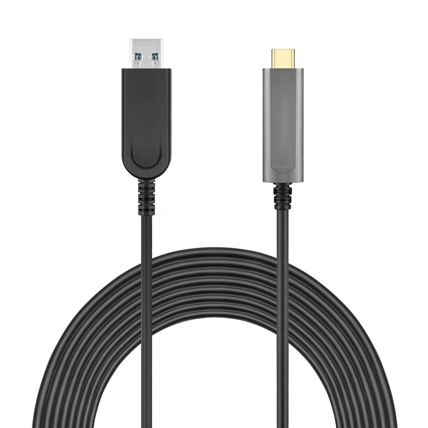 NÖRDIC active AOC Fiber 15m USB 3.2 SuperSpeed 10Gbps USB-C till USB A Data transmission only