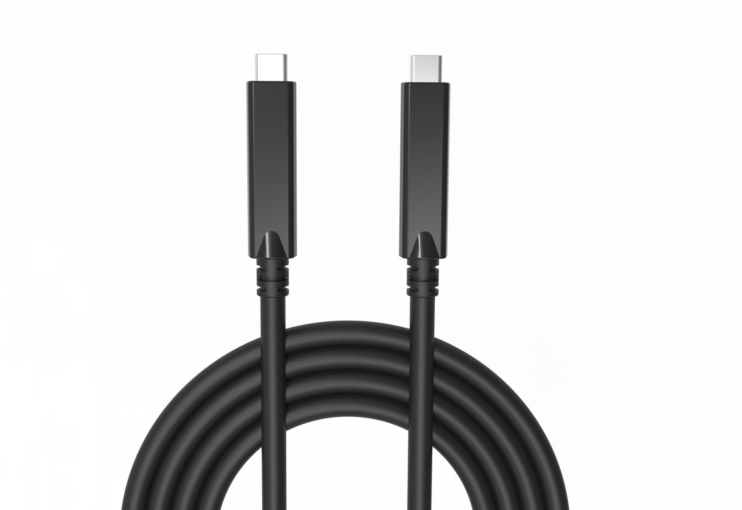 NÖRDIC aktiv AOC Fiber USB-C-kabel 15m 10Gbps 4K + PD 60W, DP 4-Lane 2-Lane