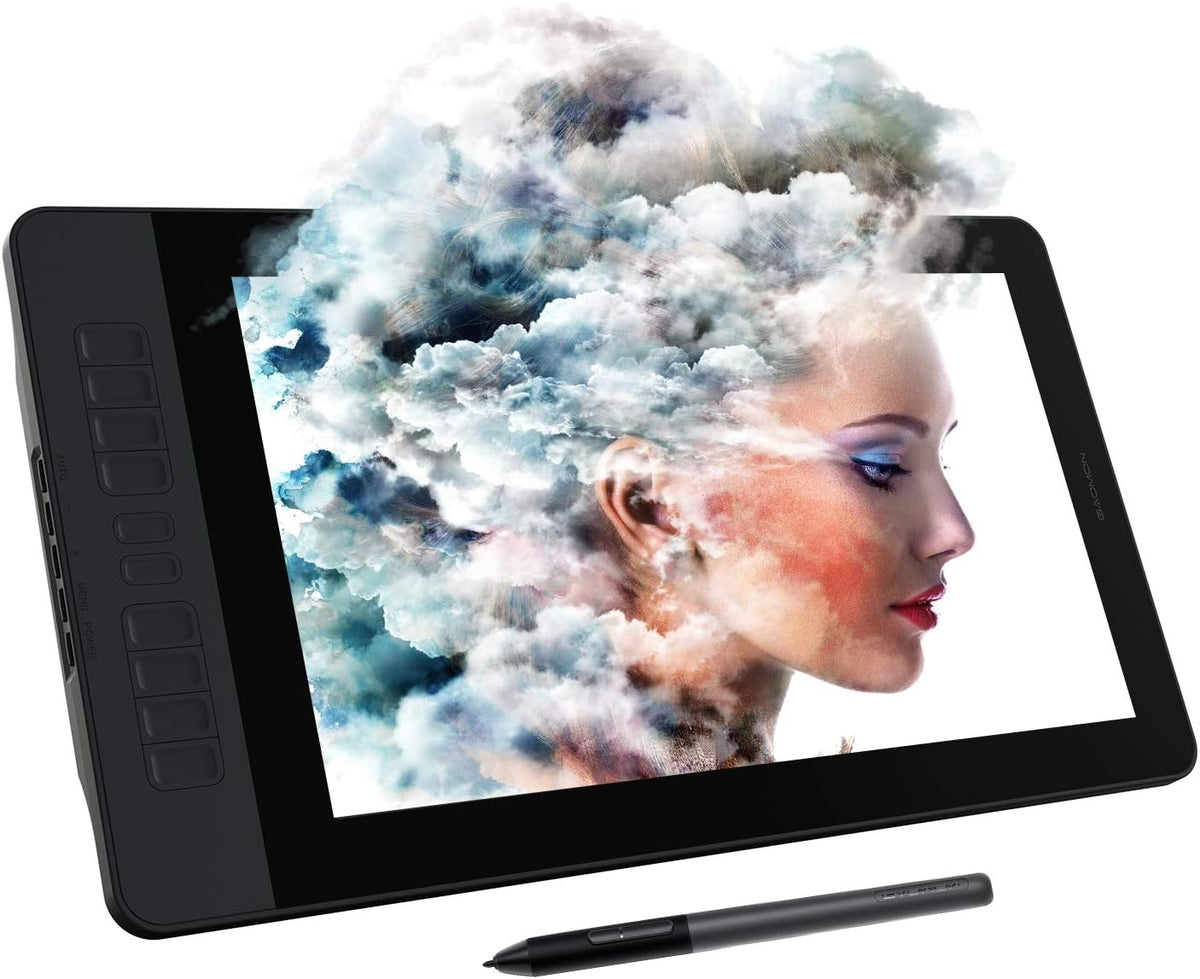 Pen Display 15.6" IPS Monitor with 10 Quick Keys and 8192 Levels of Pressure Battery-free Pen